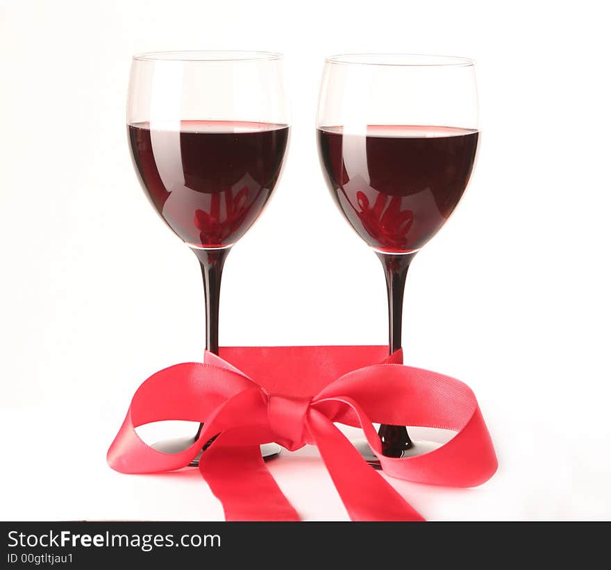 Two Goblets With Wine