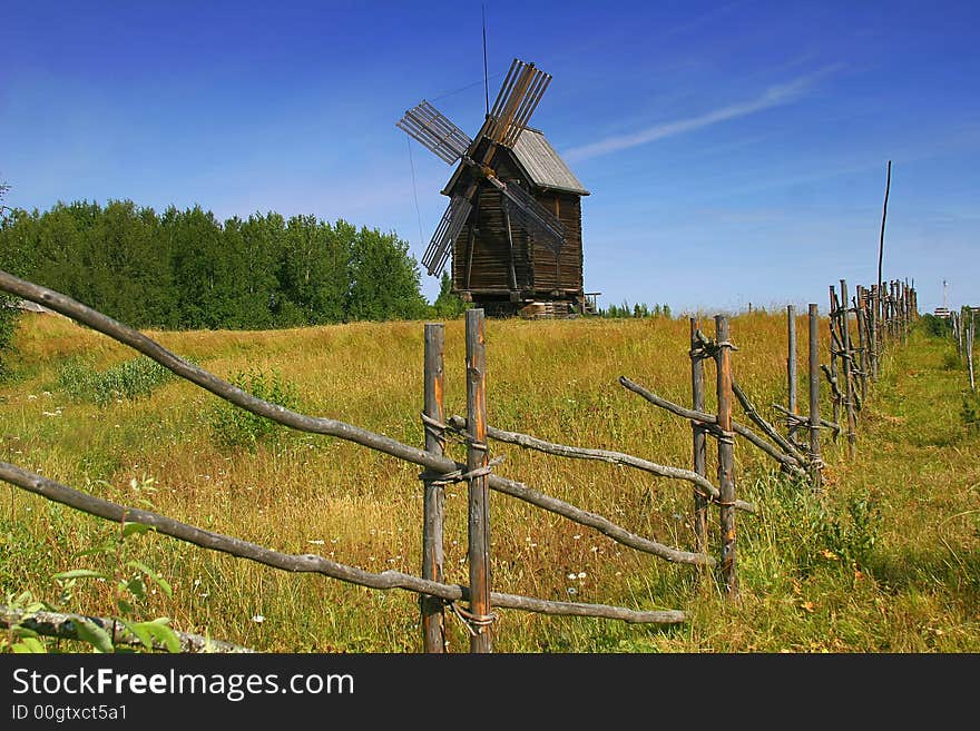 Windmill Under Blue Sky