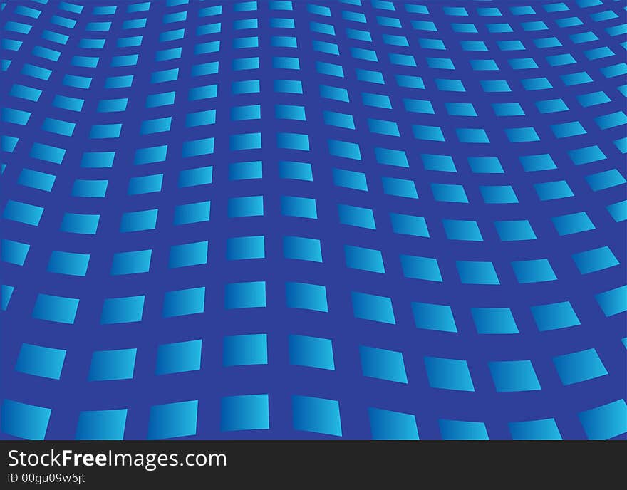 Background With Wave Of Square