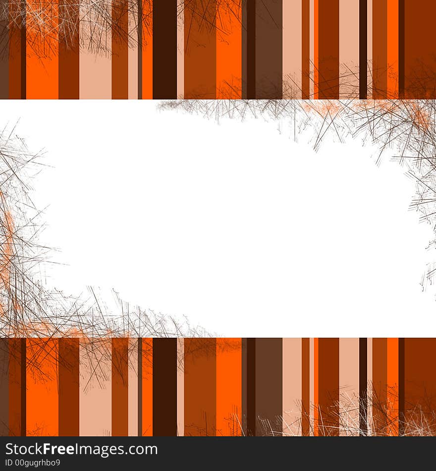 Background with stripes frame with space for text