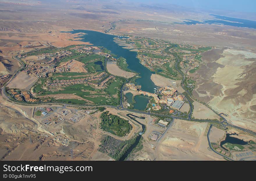 View over Nevada surrounding the area of Las Vegas. View over Nevada surrounding the area of Las Vegas