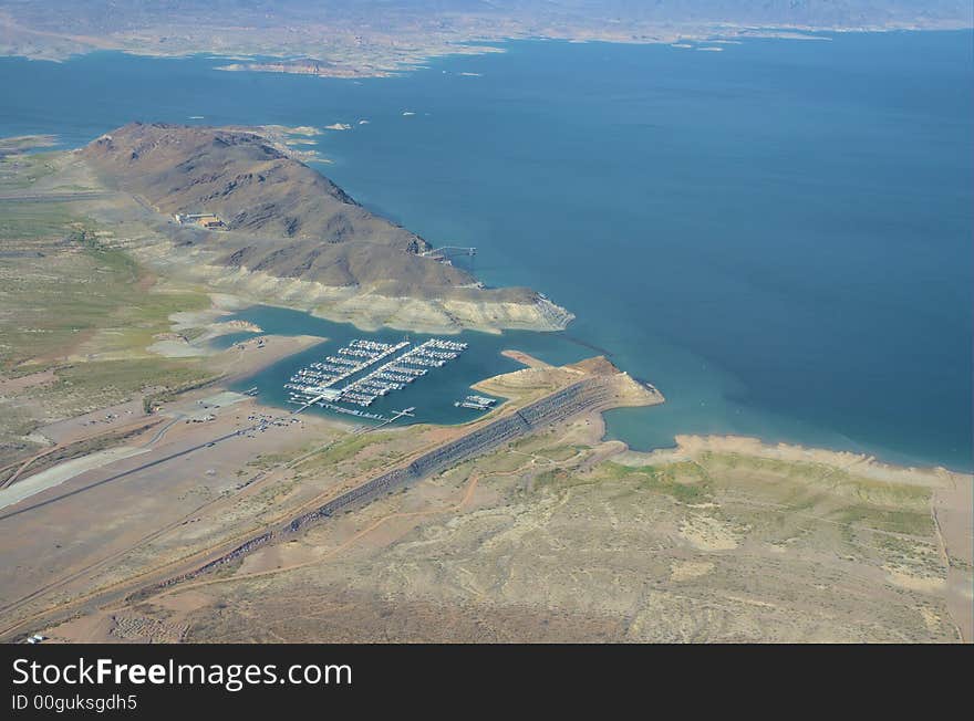 View over Nevada surrounding the area of Las Vegas. View over Nevada surrounding the area of Las Vegas