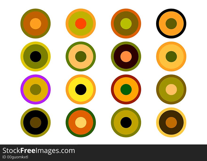 Abstract graphic background random color