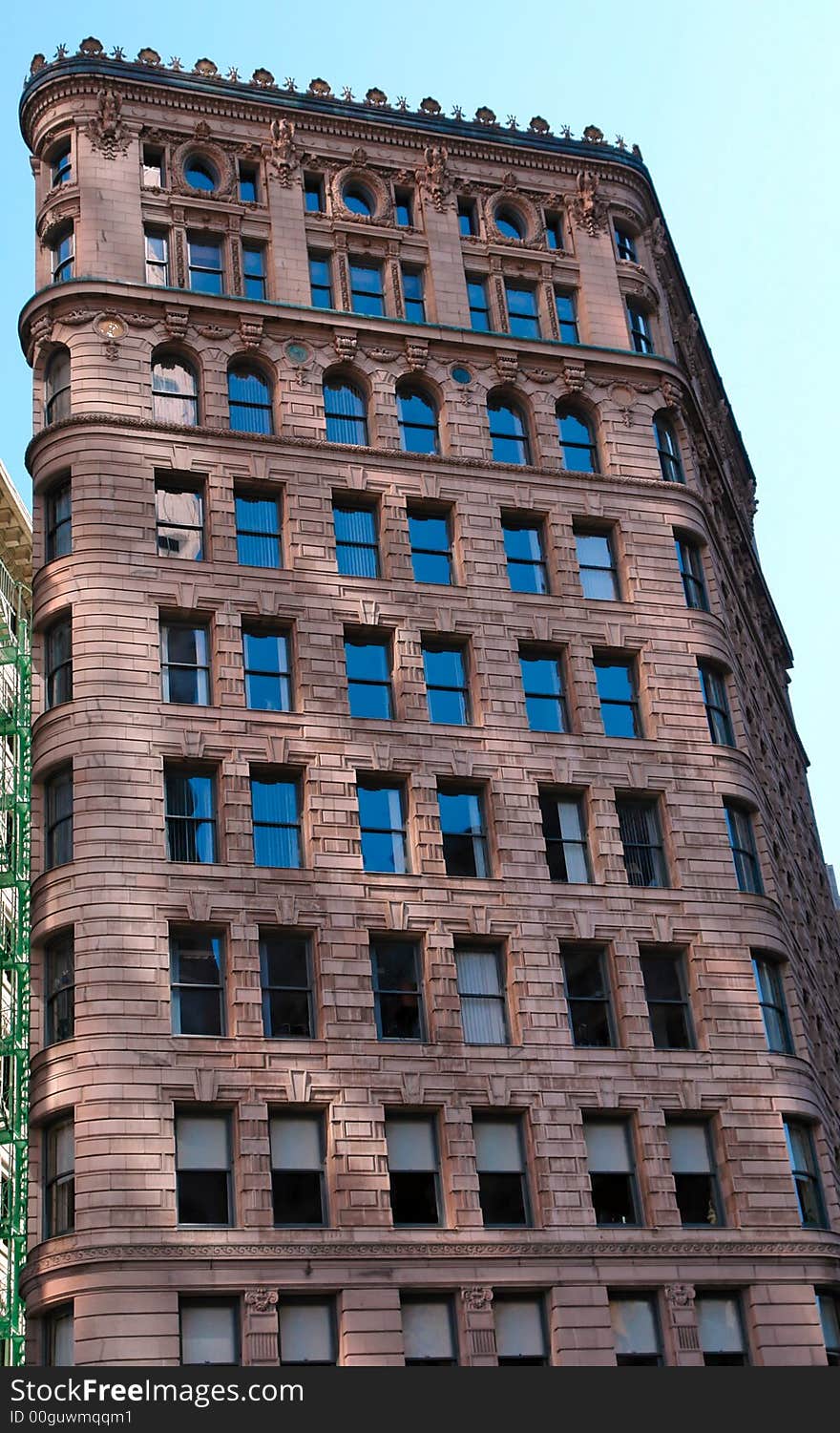 Unique old corner building in downtown boston. Unique old corner building in downtown boston