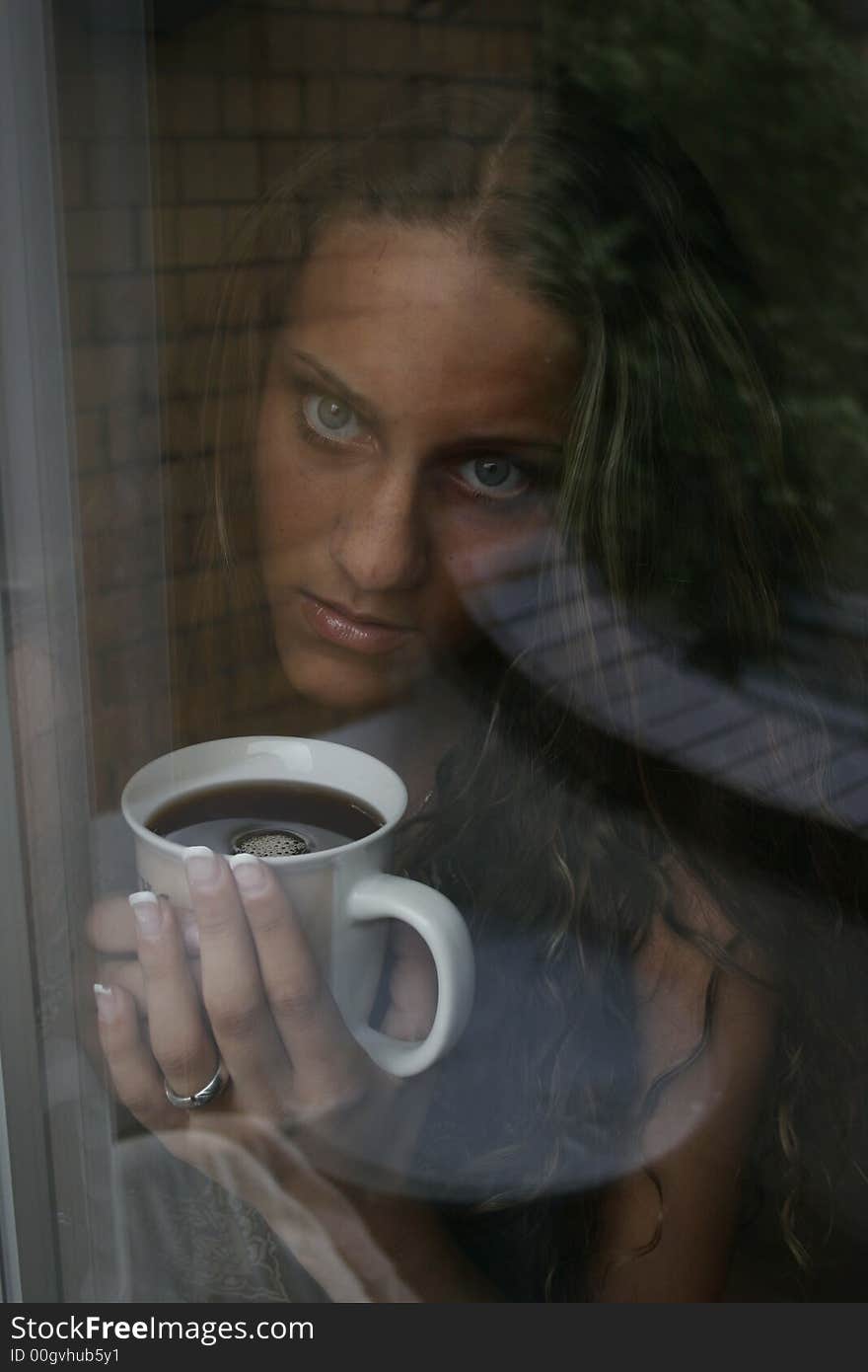 Teenager at the window