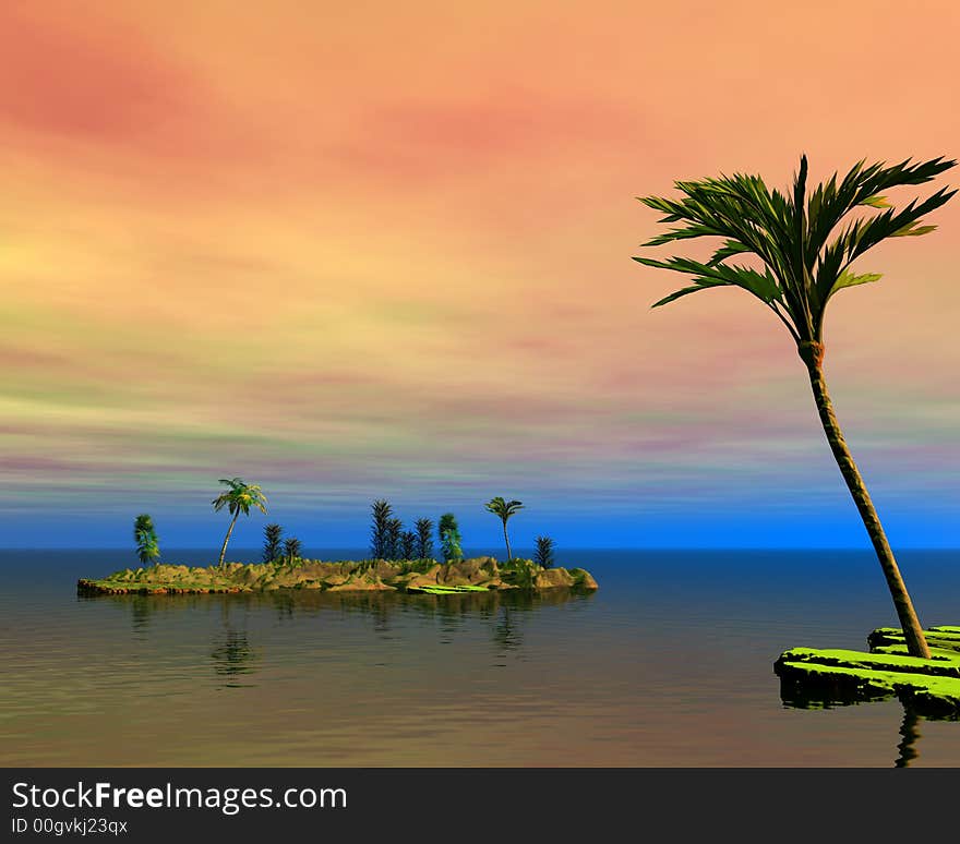 Beautiful Tropical Scene