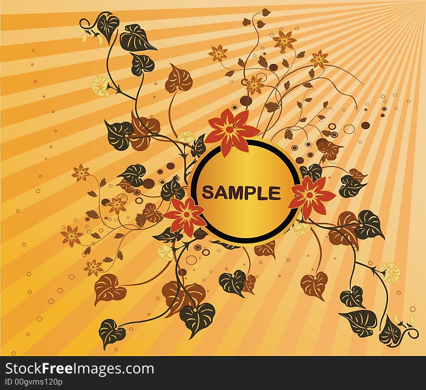 Abstract Floral Background