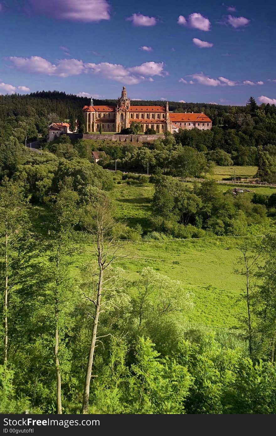 The monastery Kladruby - Czech Republic