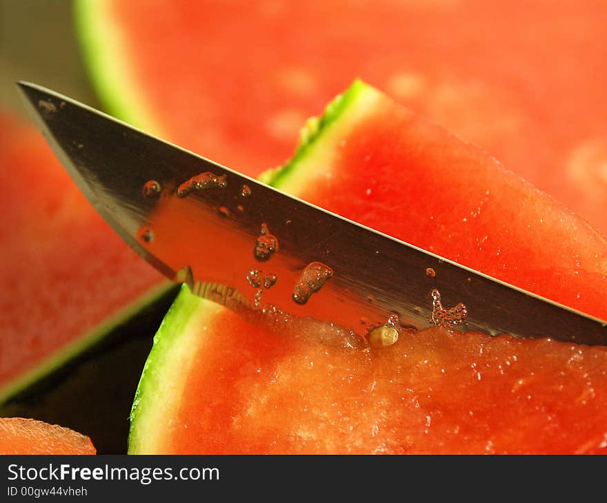 Sliced Watermelon