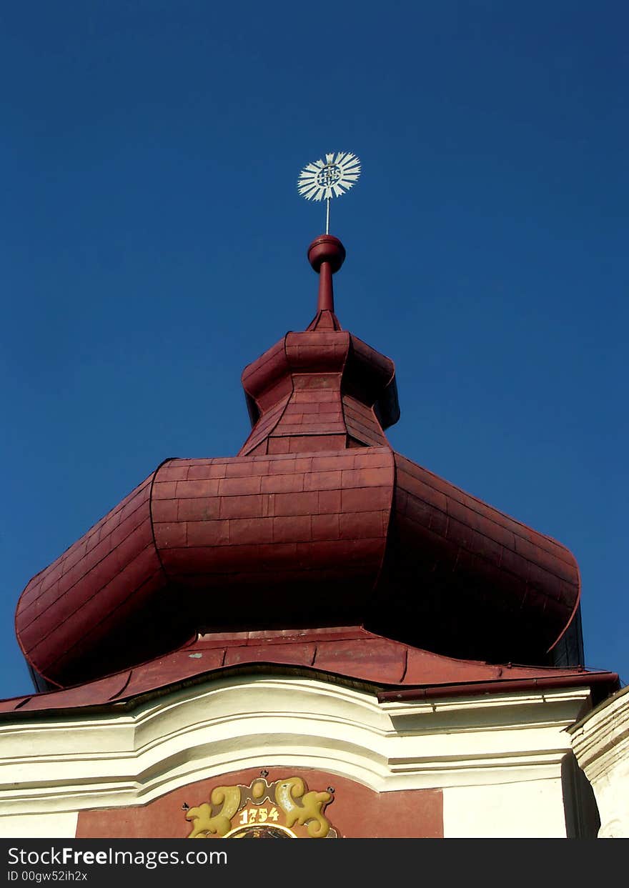 Baroque character of church in Slovac. Baroque character of church in Slovac