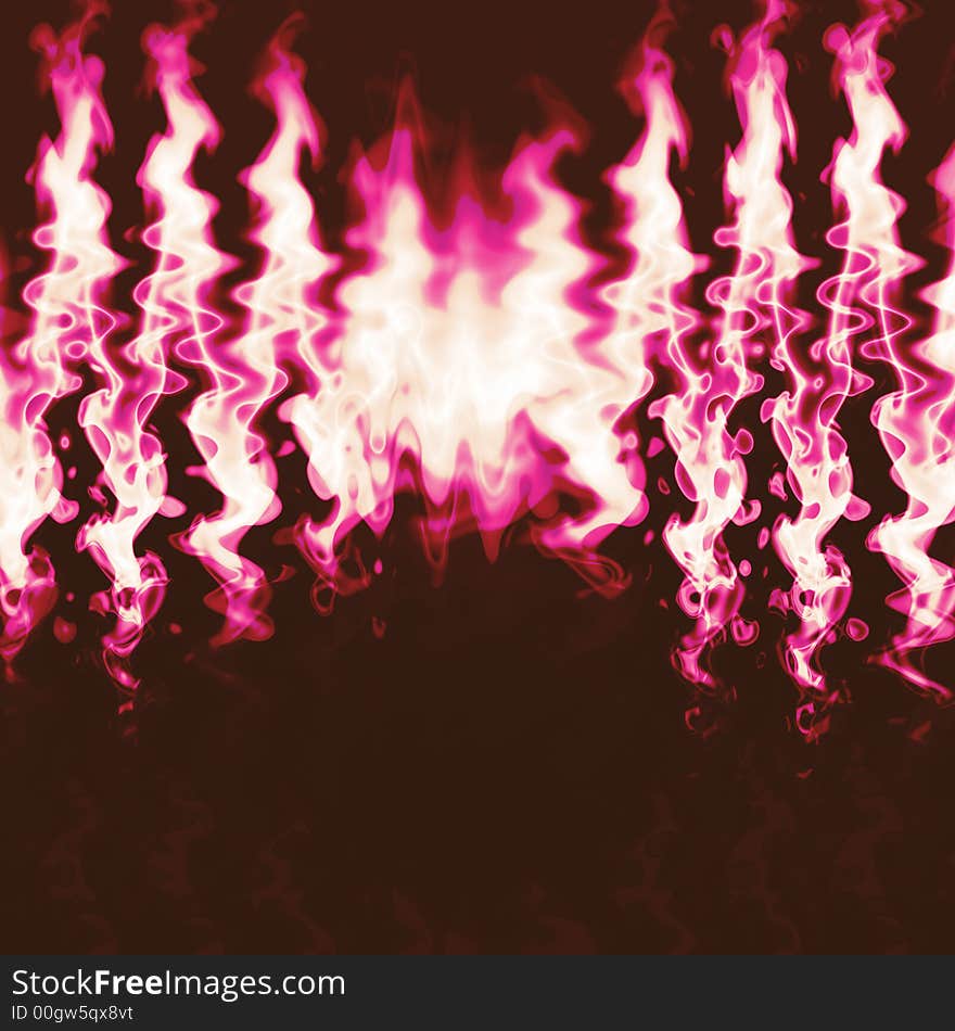 Close-up of fire and flames on a black background. Close-up of fire and flames on a black background