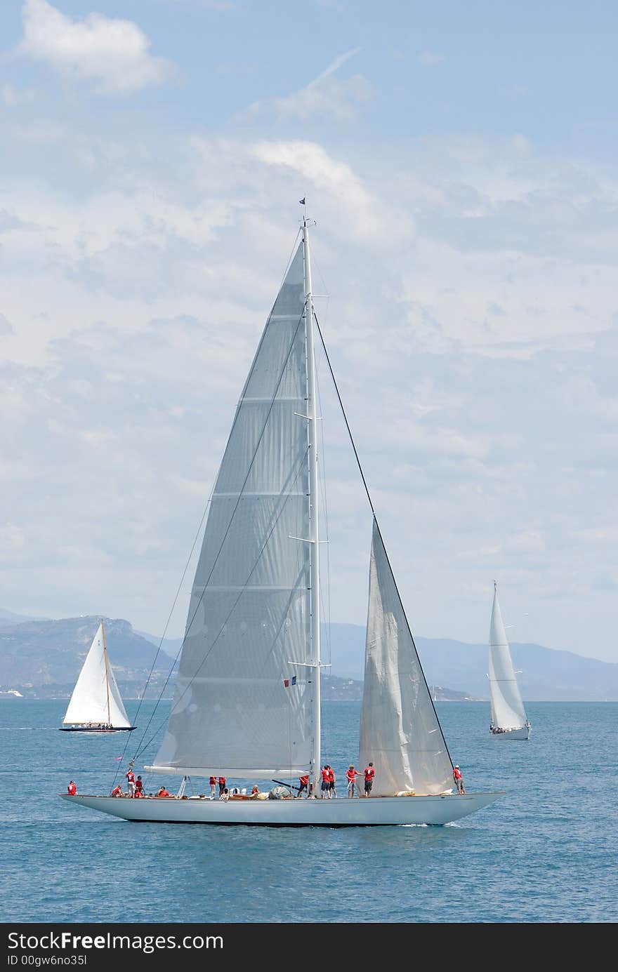 The Antibes ships races 2007, nice boat