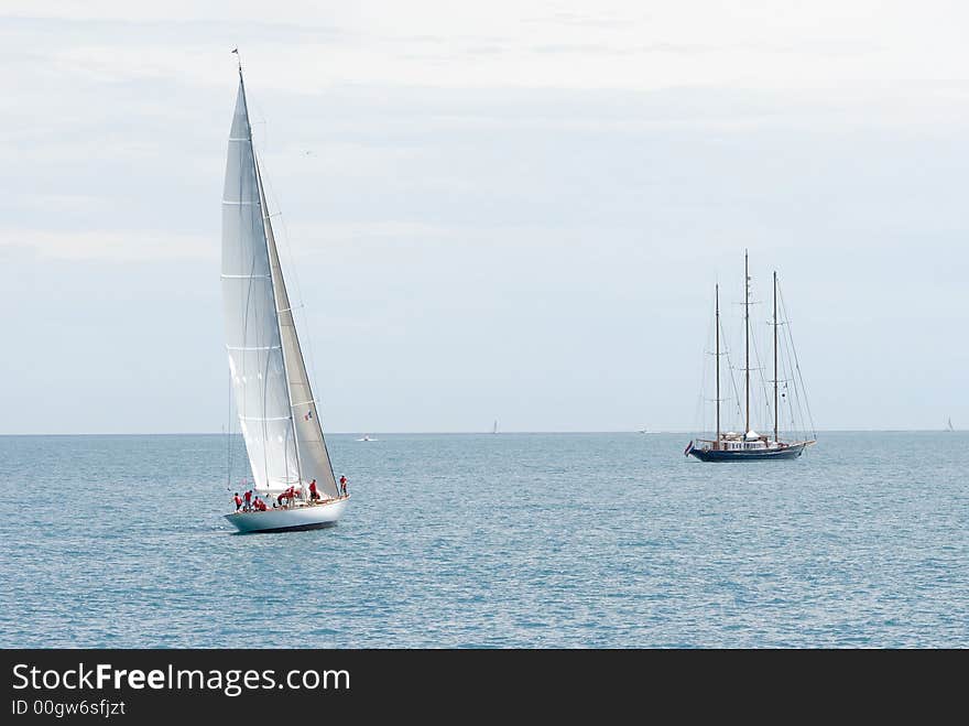 The Antibes ships races 2007, nice boat