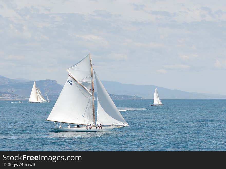 The Antibes ships races 2007, nice boat