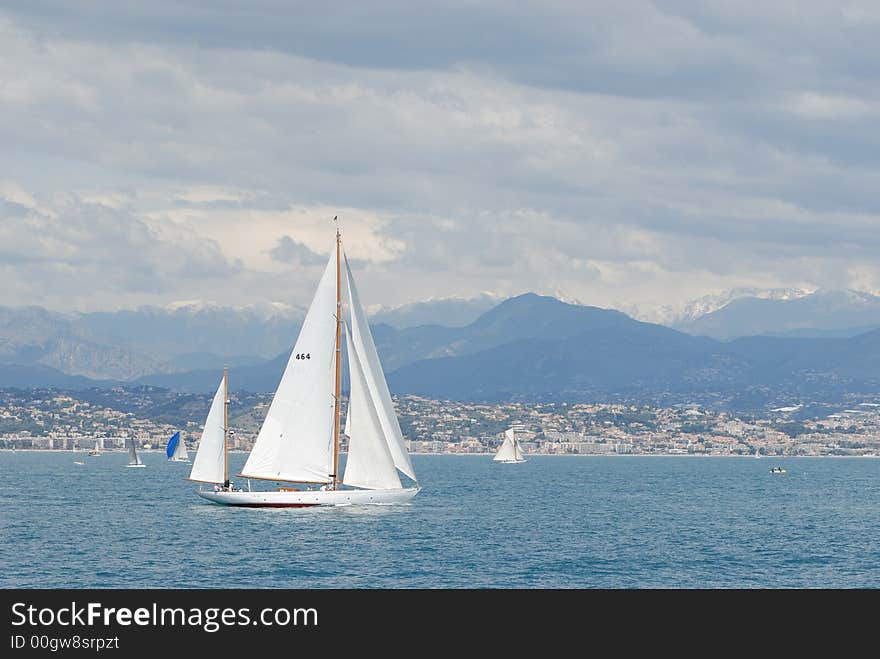 The Antibes ships races 2007, nice boat