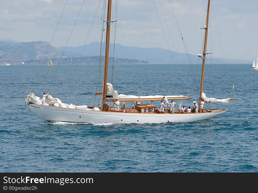 The Antibes ships races 2007, nice boat