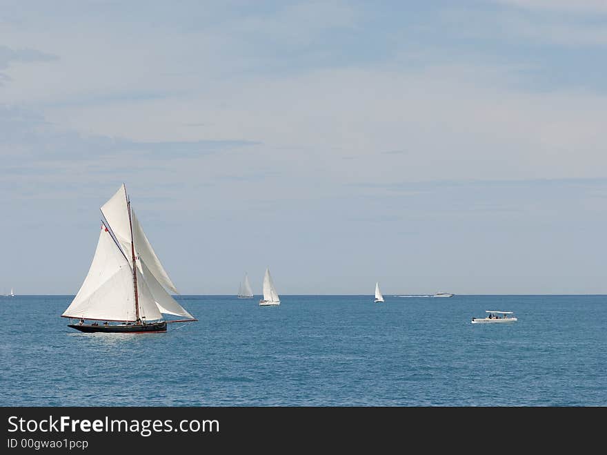 The Antibes ships races