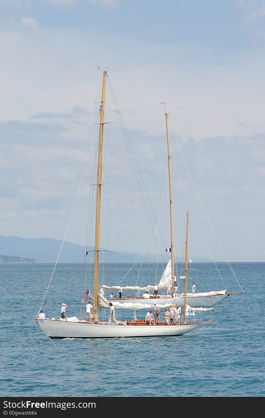 The Antibes ships races