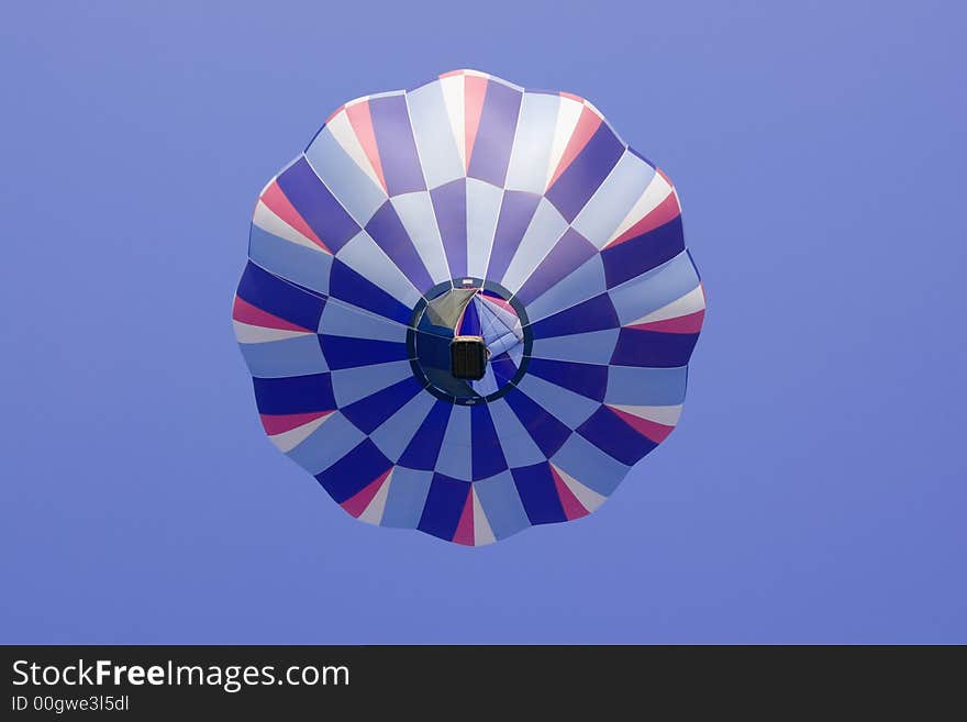 Here is a photo of a hot air balloon as seen from below. Here is a photo of a hot air balloon as seen from below.