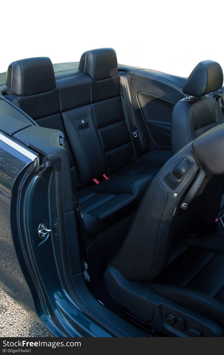 Rear Seat of Convertible