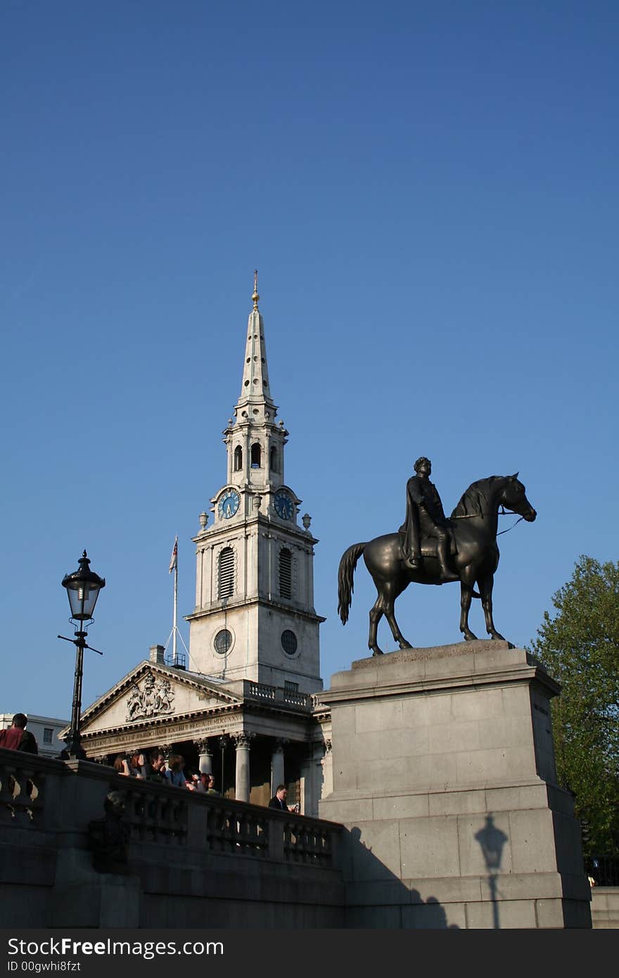 Statue in Trafalgar Square