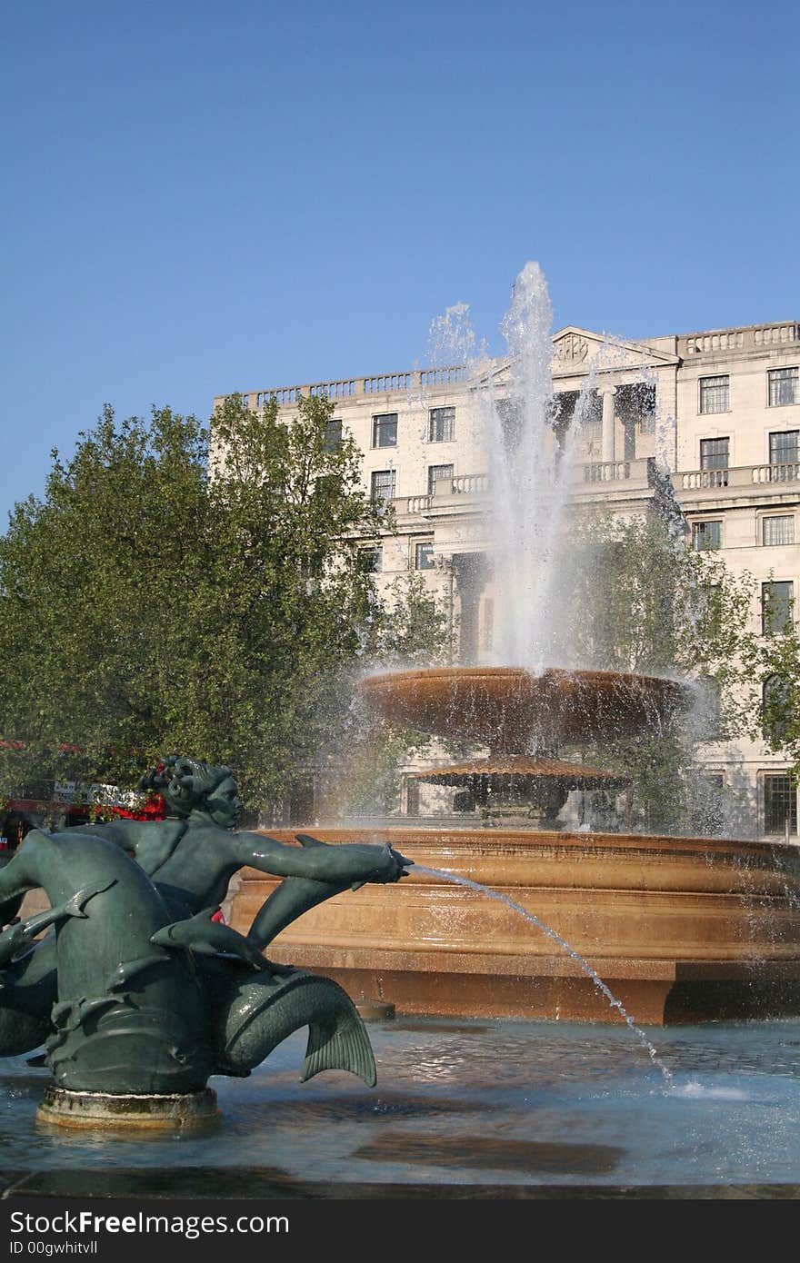 Fountain In Trafalgar Square