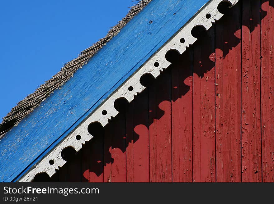 Fisherman's house, Nida, Lithuania. Fisherman's house, Nida, Lithuania