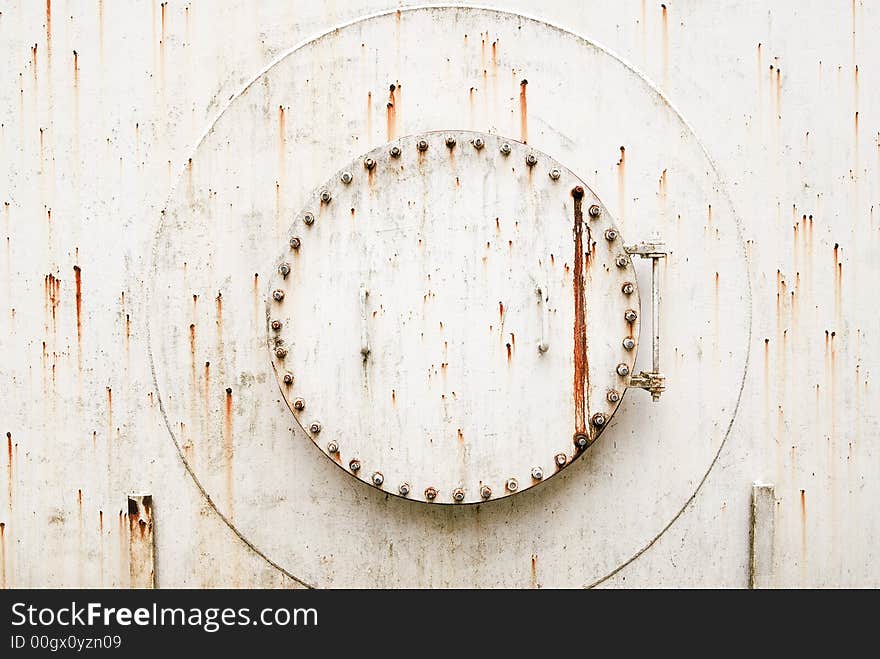 Old watertank door