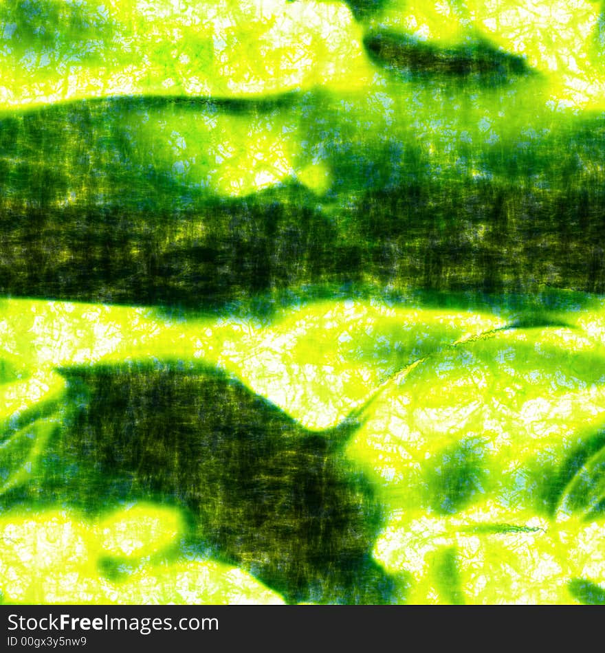 Green Yellow Batik