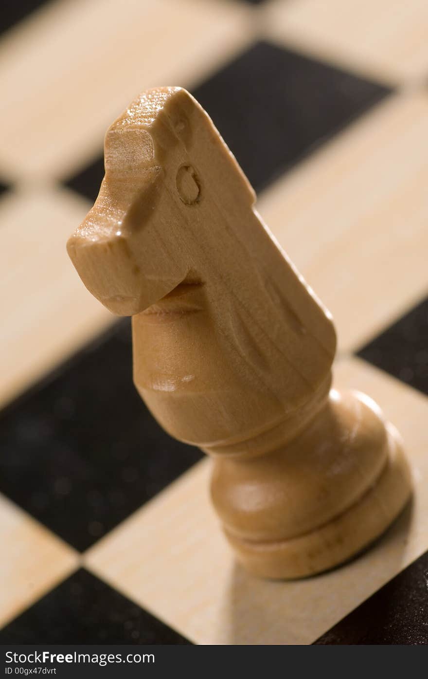 Chess board and piece