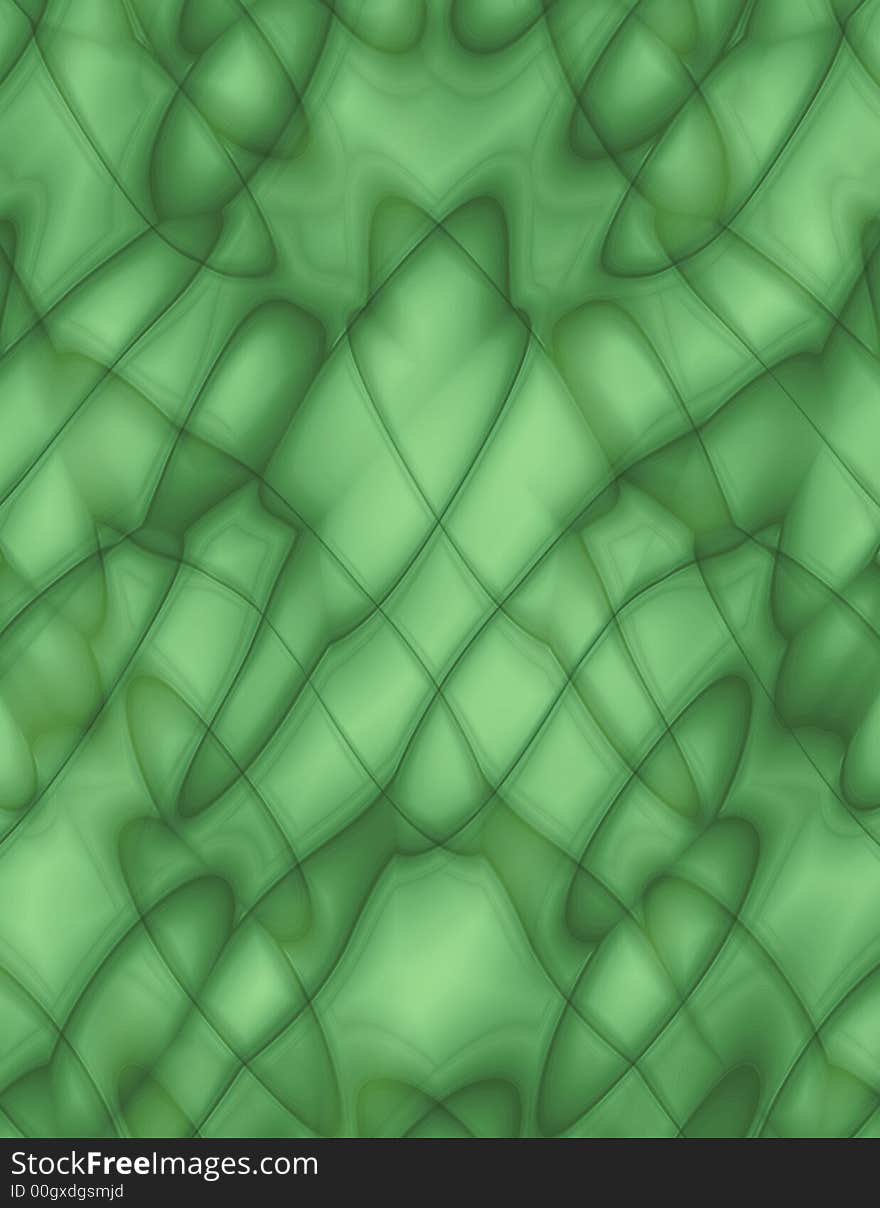 Green abstract op art