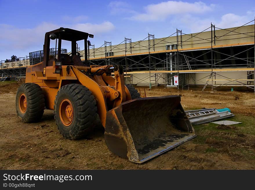 Bulldozer And Construction