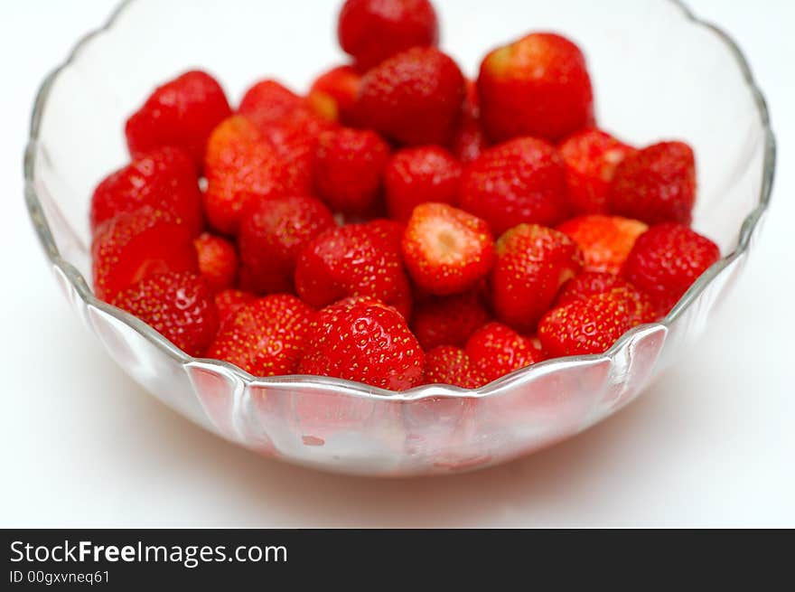 Bowl of strawberries