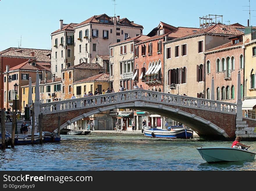 A Beautiful Canal Of Venice