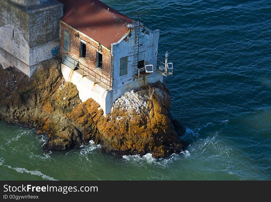 Old cliff house at the Golden Gate Bridge. Old cliff house at the Golden Gate Bridge