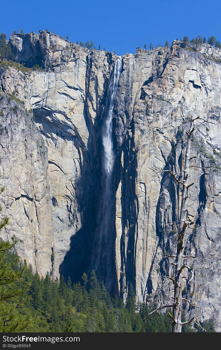 Yosemite Water Falls in Yosemite National Park