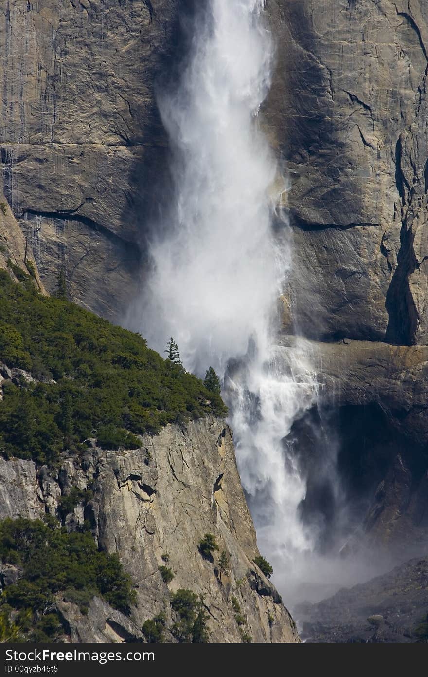 Yosemite Water Falls in Yosemite National Park