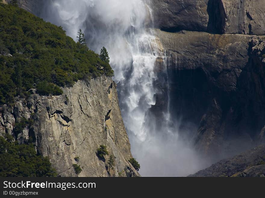 Yosemite Water Falls in Yosemite National Park