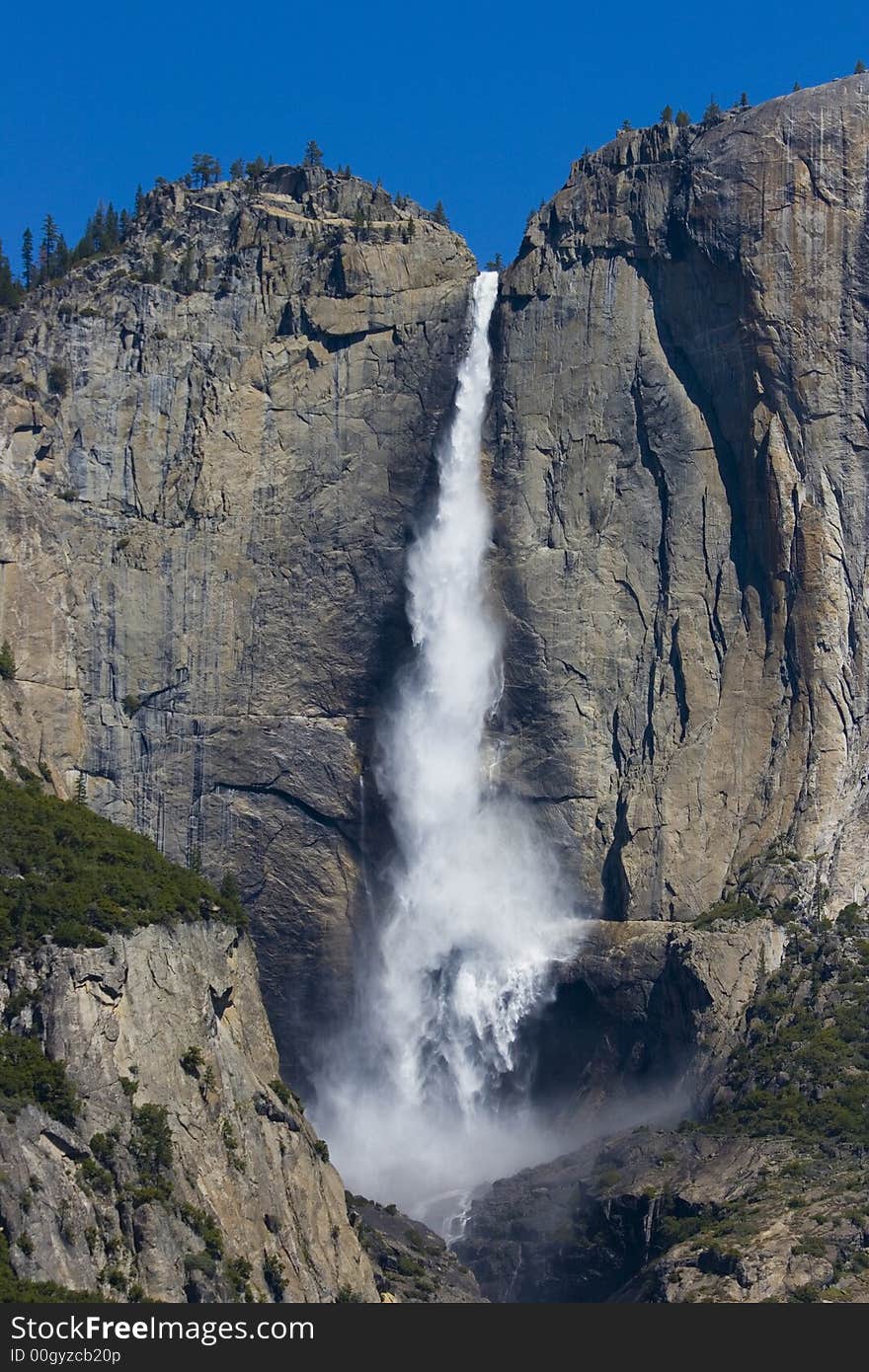 Yosemite Water Falls in Yosemite National Park