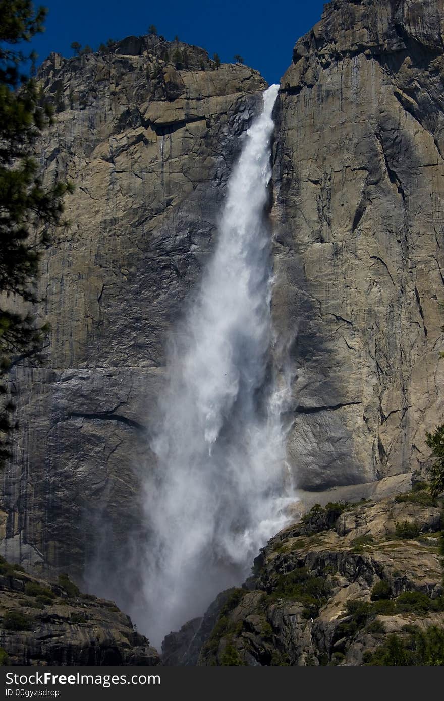 Yosemite Water Falls in Yosemite National Park