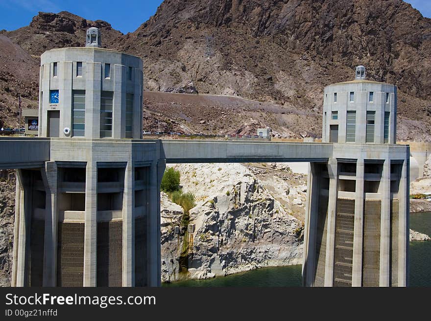 Hoover Dam at Lake Powell in Nevada