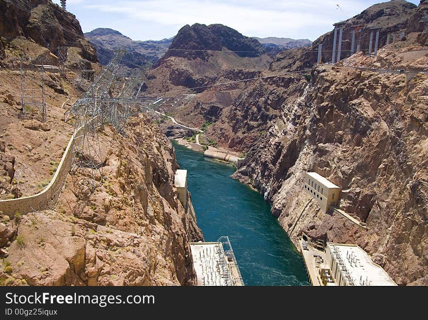 Hoover Dam at Lake Powell in Nevada