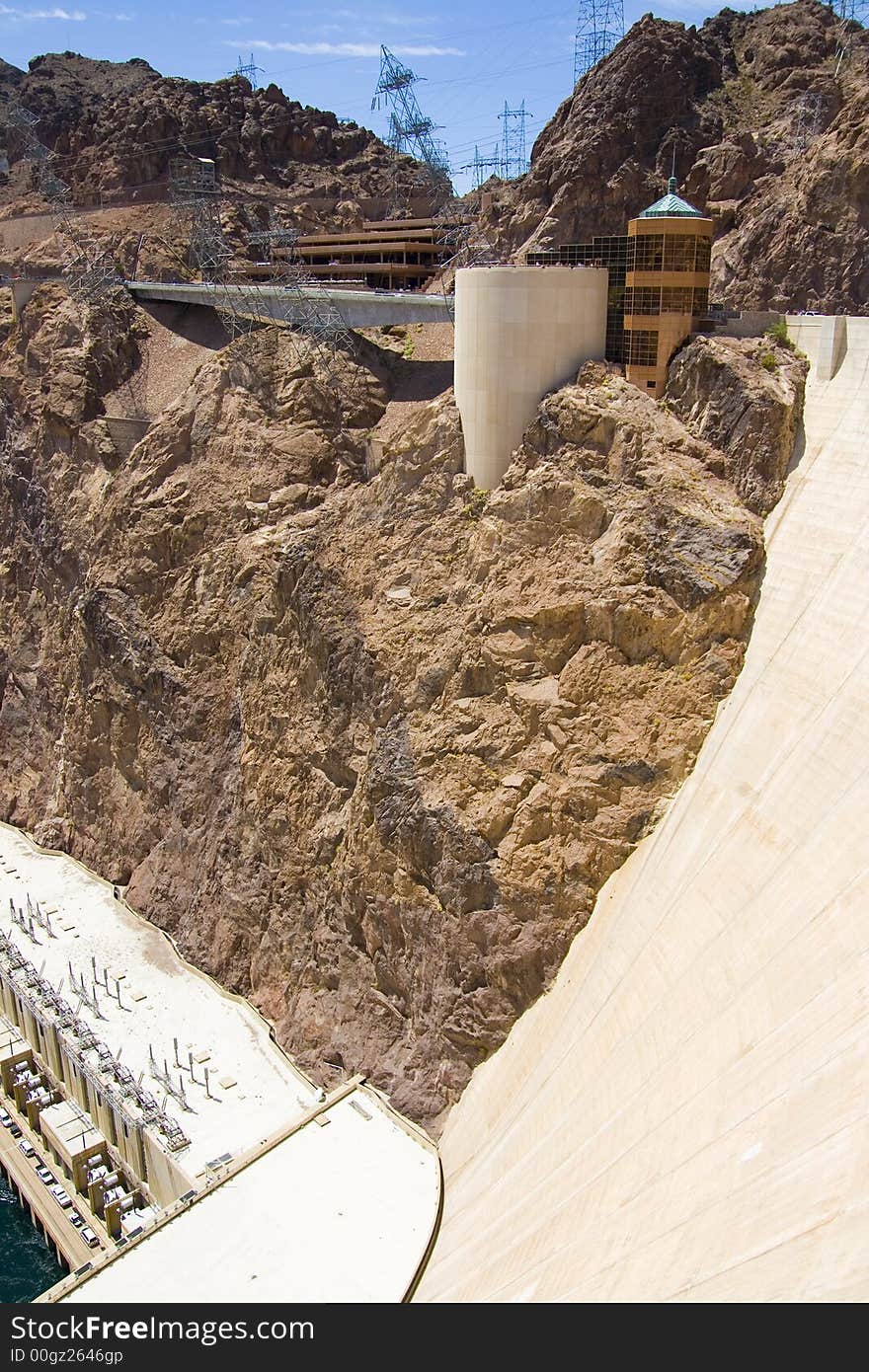 Hoover Dam At Lake Powell