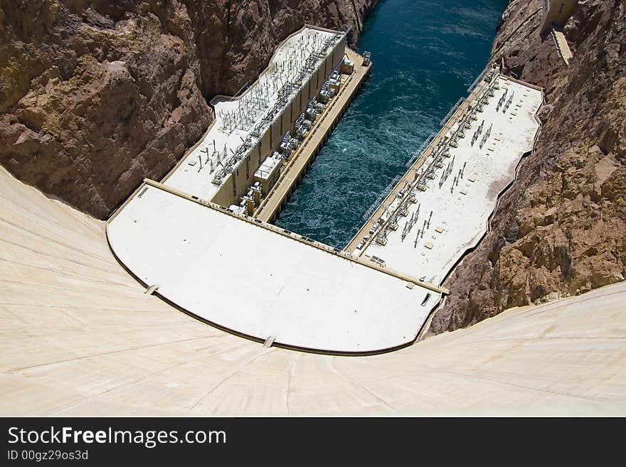 Hoover Dam at Lake Powell in Nevada