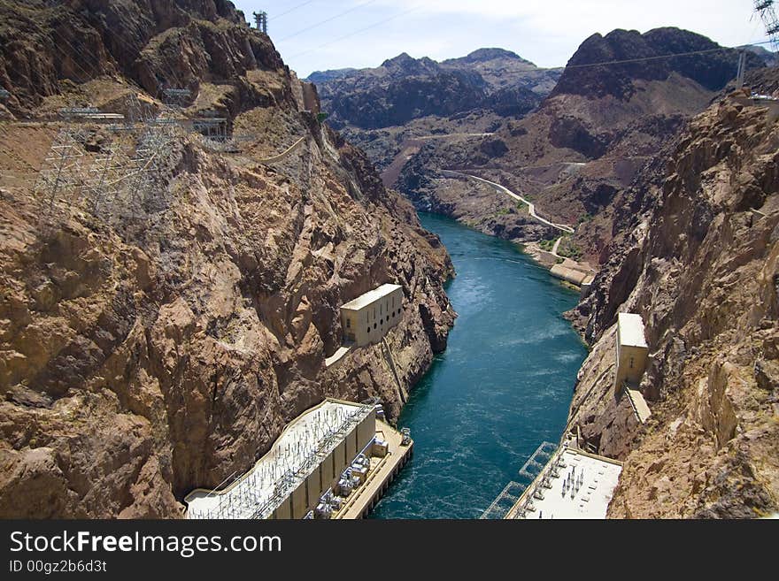 Hoover Dam at Lake Powell in Nevada