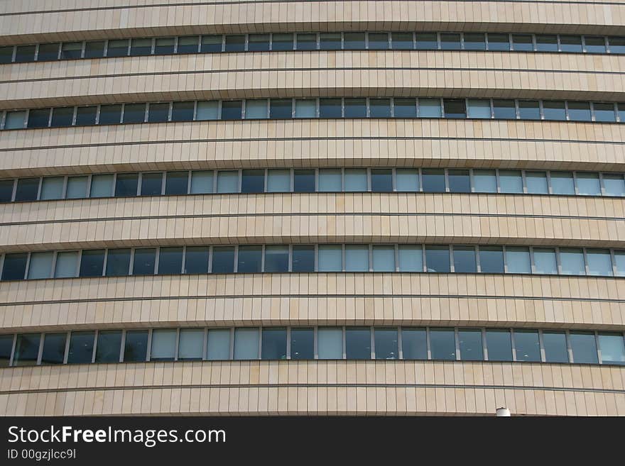 Modern architecture building detail in athens greece