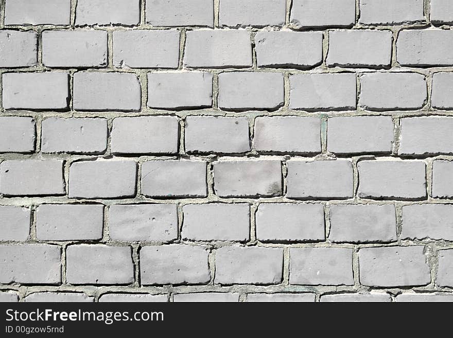 White brick wall as background. White brick wall as background