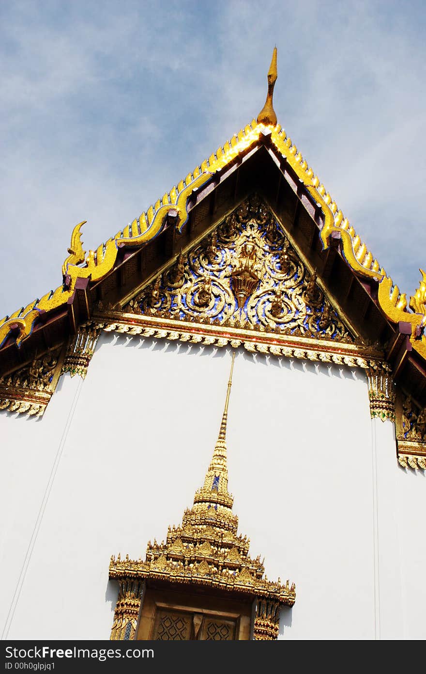 Close-up of architectural detail at the Grand Palace, Bangkok, Thailand - travel and tourism. Close-up of architectural detail at the Grand Palace, Bangkok, Thailand - travel and tourism.