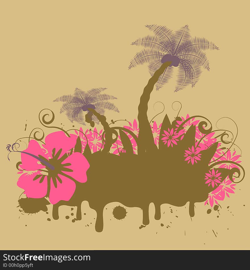 Abstract Vector Palmtree