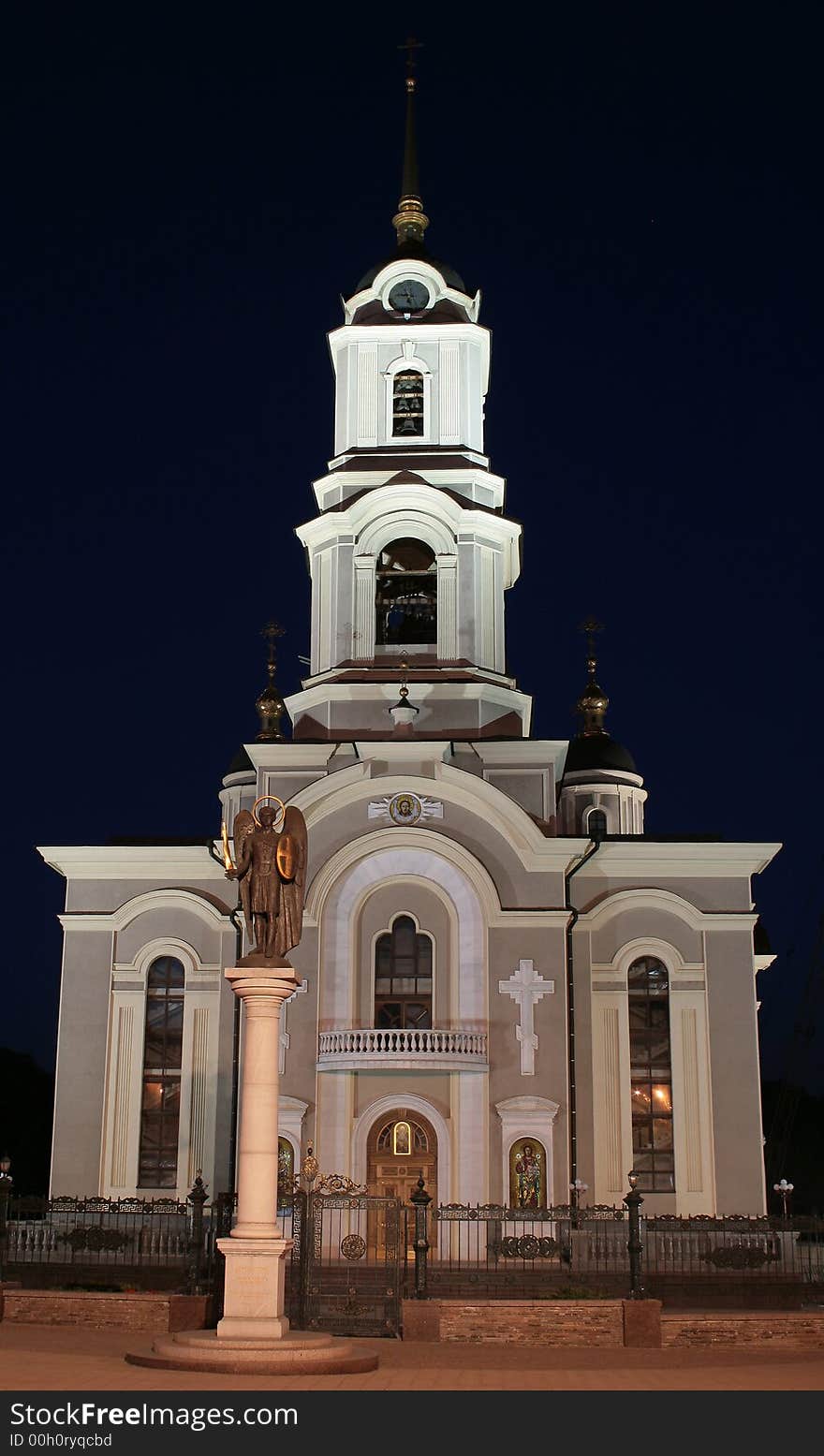 Architecture building church city donetsk